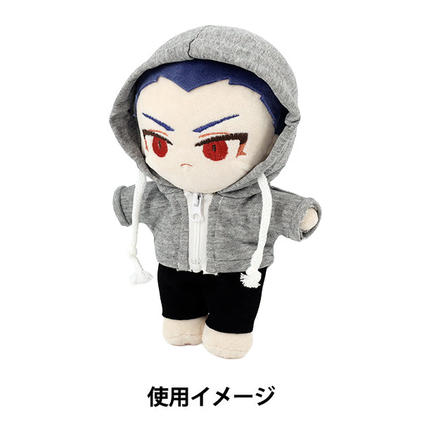 毛绒动物服装 "mpa 拉链连帽衫 L 码 灰色 MPA-101D-L"