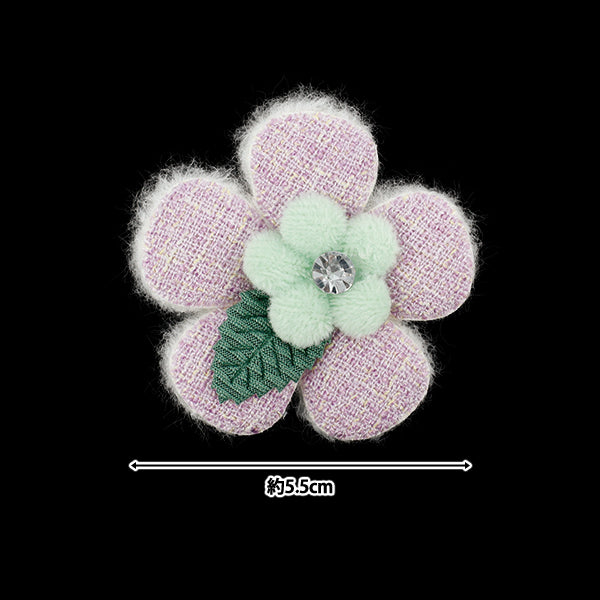 工艺零件”支持活动装饰零件 粗花呢 花紫色10-5519"
