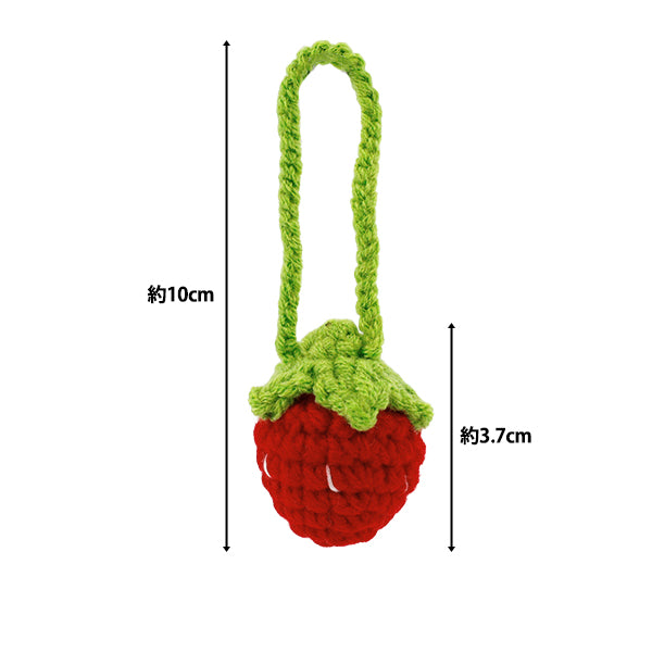Plush costume "Doll Shoulder Bag Strawberry Red 25-016"