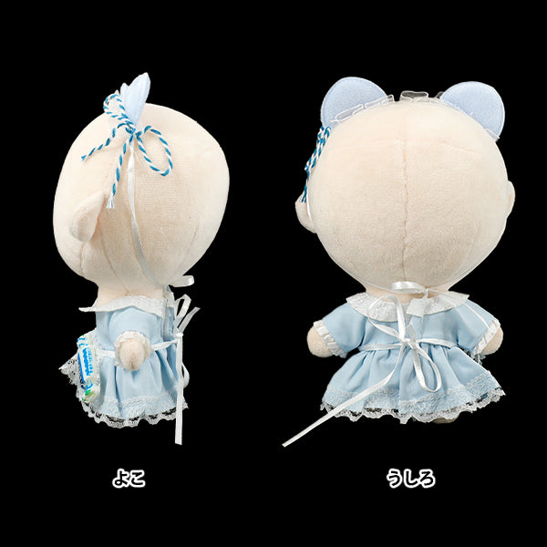 Stuffed toy costume "Doll top and bottom set M size Blue 25-030"