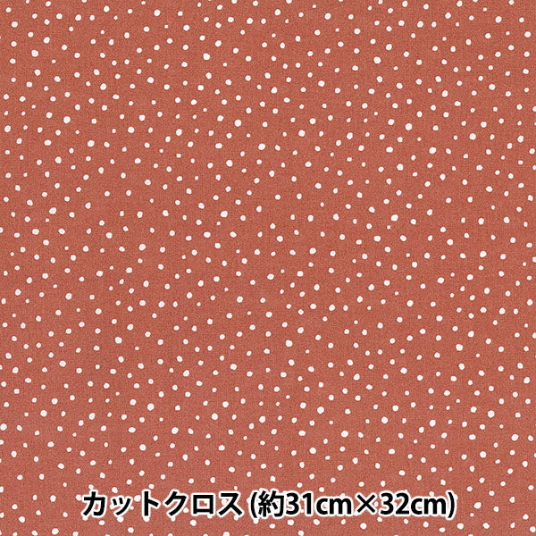 生地 『ドットミニカットクロス ラディッシュピンク 約31cm×32cm LCDF-02MC-RDP』 KIYOHARA 清原