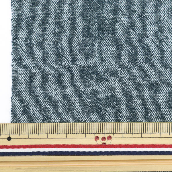 生地 『シャンブレーミニカットクロス ネイビー 約31cm×32cm LCDF-03MC-NV』 KIYOHARA 清原