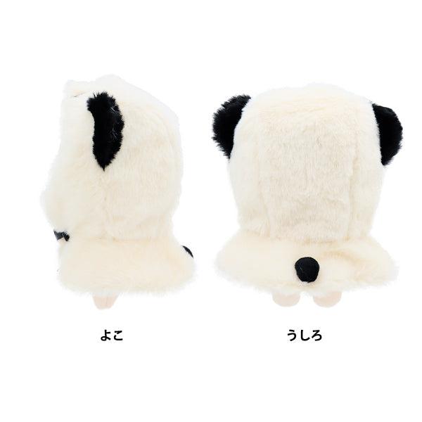 Plush toy clothes "Narikiri Poncho M size Panda MPA-15D-M"