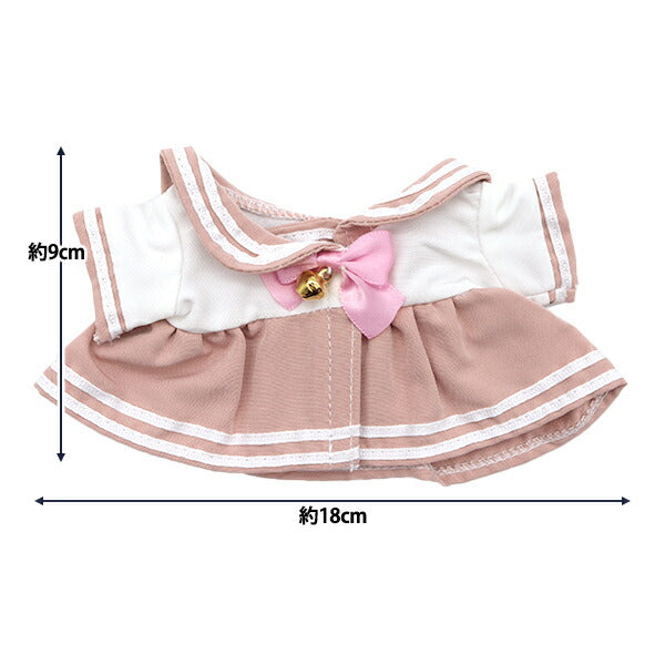 Plush toy clothes "Sailor clothes One Pink L size MPA-19c"