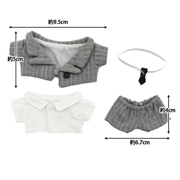 Stuffed toy clothes "Suit set gray M size MPA-26A"