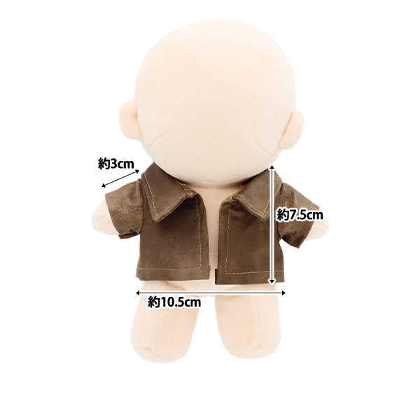 ぬいぐるみ服 『mpa select レザージャケット 茶色 Lサイズ MPA-34』