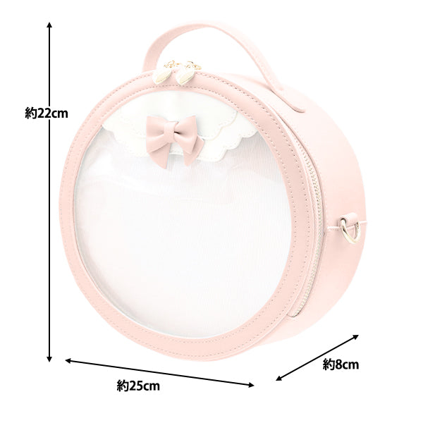 Bag "3WAY bag with window Pink DP-03-PK"