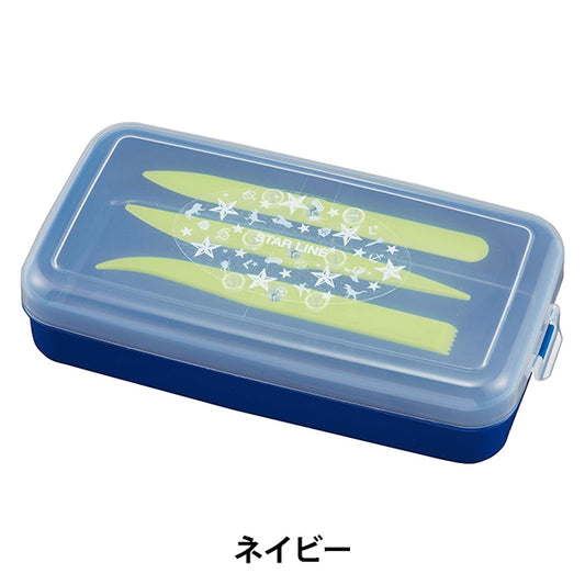 Clay tool "School Nendo case Navy ST108NB" Kutsuwa Kutsuwa