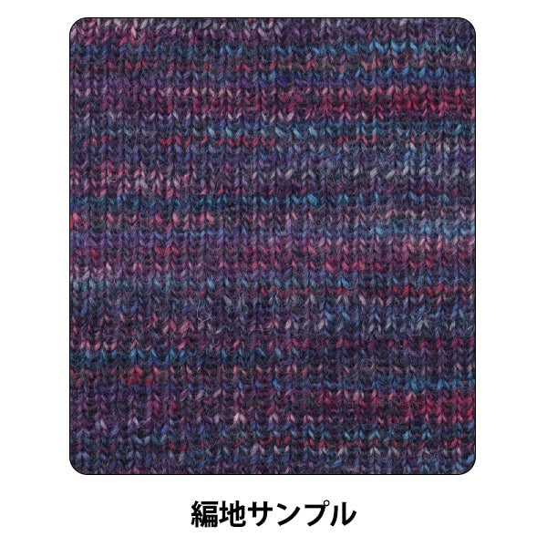 Fall and winterYarn "Pure gradation purple first color"