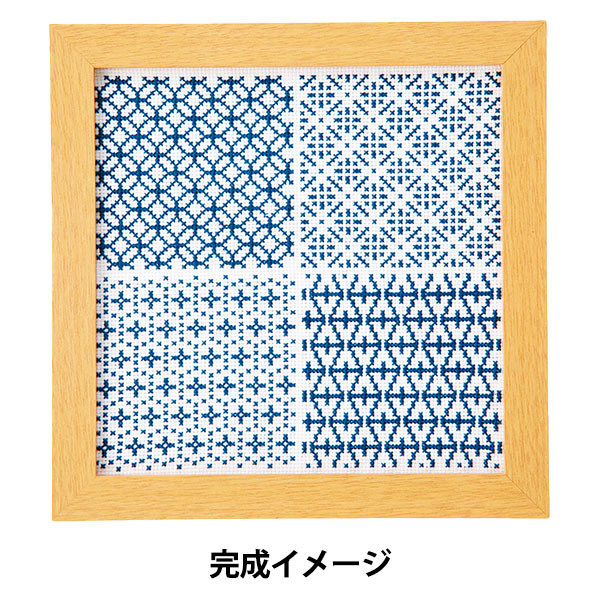 刺绣套件“和服图案交叉针奇套件indigo 7533” Olympus