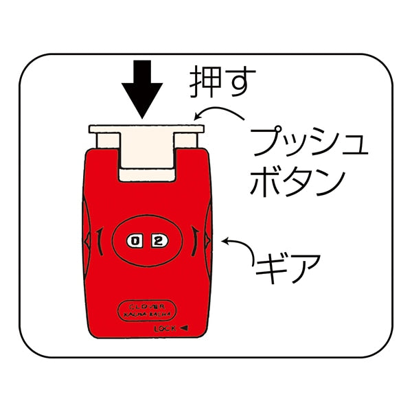 編織供應“步驟數編號錄音機Kachakacha II 55-727” Clover