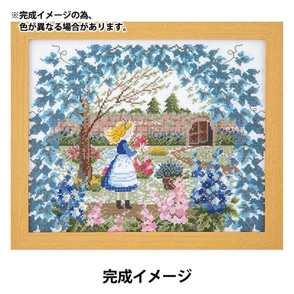 Embroidery kit "Onoe Megumi Flower and Girl Story Secret Hanazono 7535" Olympus