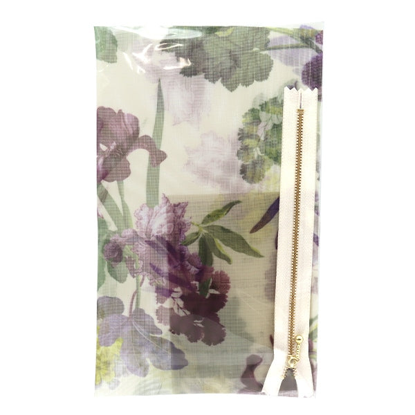 Handicraft kit "Pouch Iris TT-4 made with transcription tulle" Panami Panami Takagi fiber