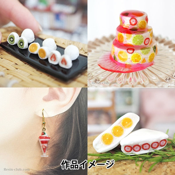Resin material "Miniature fruit double-sided RC-MNT-002" resin club