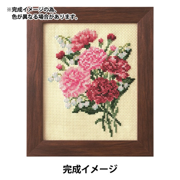 Embroidery kit "Flower arrangement that colors the season MAY Carnation and Suzuran 522205" LECIEN Lecien COSMO Cosmo