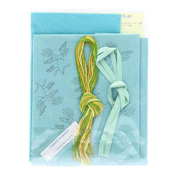 刺しゅうキット 『星あかりの刺繍手帖 巾着袋 こはる 535』 戸塚刺しゅう