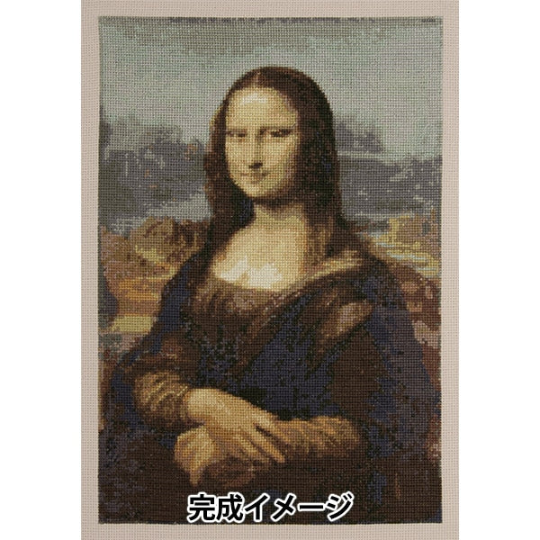 Embroidery kit "Cross Stitch Kit DMC x Louvre Museum Collection Mona Liza BK1970/81" DMC DM Sea
