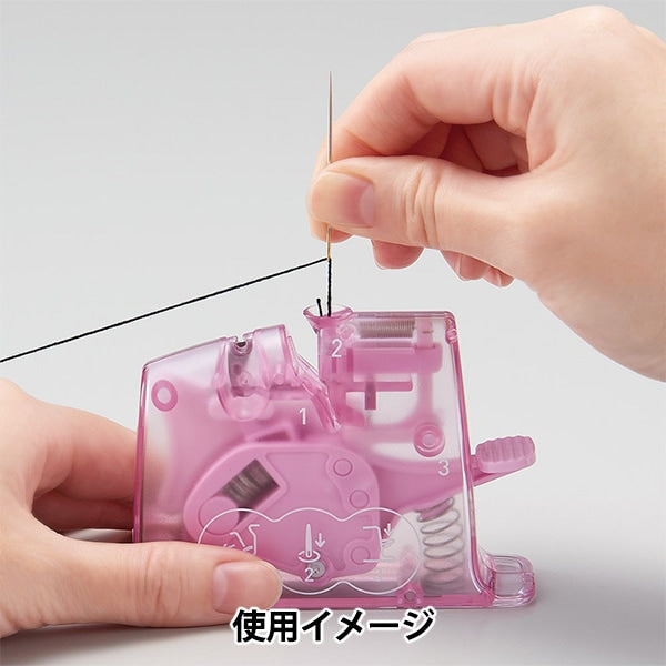 卓上型糸通し器 『らくらく糸通し デスクスレダークイック グレー 10-521』 Clover クロバー