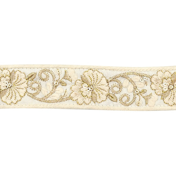 【数量5から】 手芸ブレード 『2023 インド刺繍ブレード 645B』
