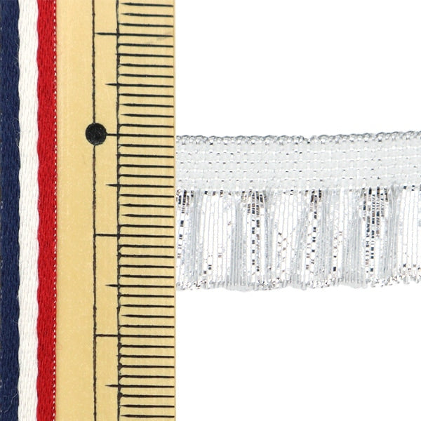 【数量5から】 手芸ひも 『メタリックストレッチフリル 990番色 114-323』 DARIN ダリン