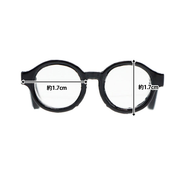 娃娃零件“娃娃眼镜4.5厘米黑色DA-G4.5-BK”