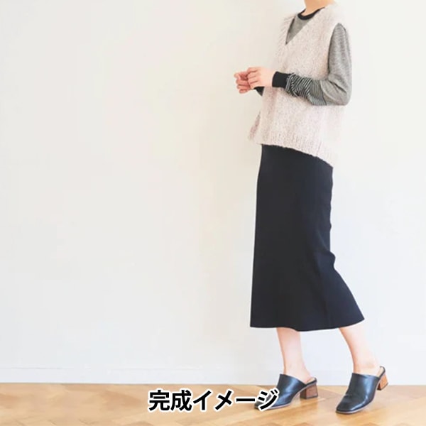 Knitting kit "MOLN V Neck Best Kit Light Purple" Sawada Sawada