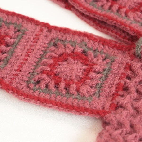 Knitting kit "DALY Motif Best Kit Rose Pink" Sawada Sawada