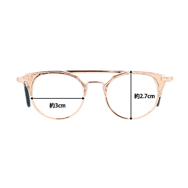 娃娃零件“娃娃眼镜8.5厘米清除DA-245G8.5-CR”
