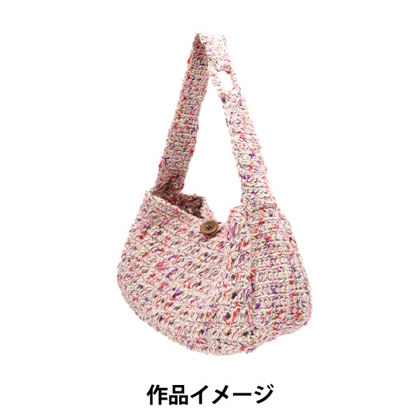 Spring / summerYarn "Colorful Jute 2 Red Pink HT2879" WORLD FESTA World Festa