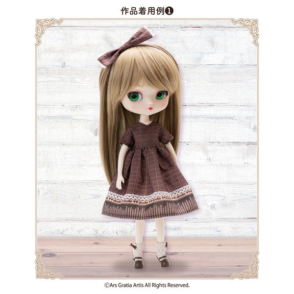 型紙 『クラフティングドールのVネックワンピースセット DCPT-001』