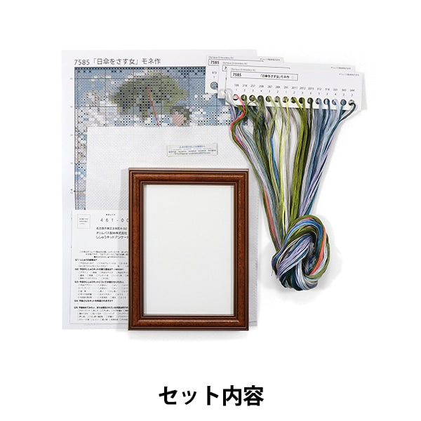 Embroidery kit "ART GALLERY Mini -Flame Collection Female Monetaku 7585" Olympus