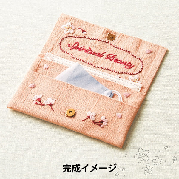 Embroidery kit "French embroidery kit kit flower language of flower language 9086" Olympus