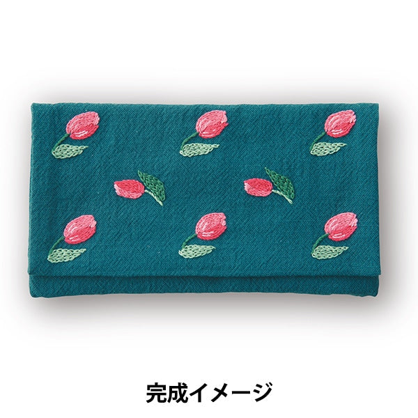 Embroidery kit "French embroidery kit kit kit flower language pouch tulip 9090" Olympus