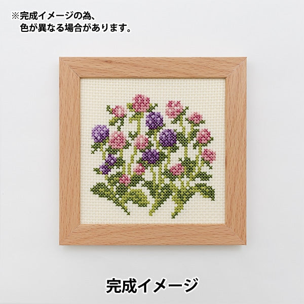 Embroidery kit "Small flower frame Sennichi Red 885" LECIEN Lecien COSMO Cosmo
