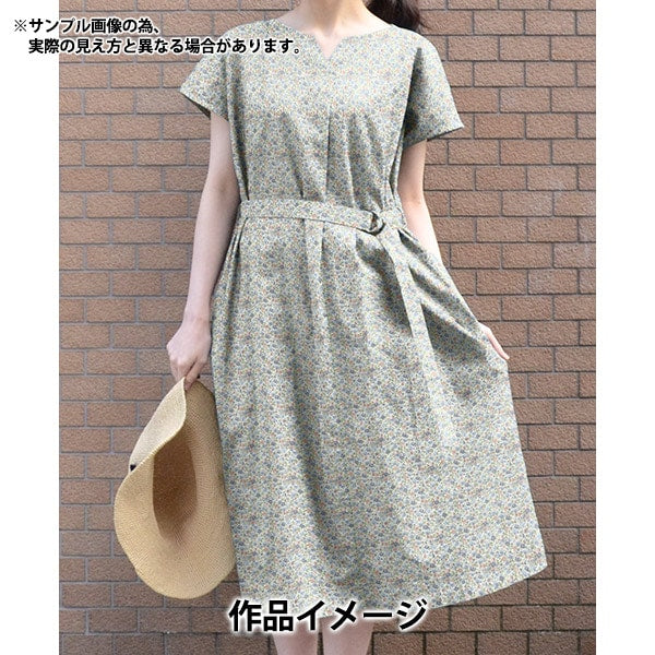 【数量5から】 生地 『リバティ・ファブリックス タナローン ハンナローズ ブルーグレー 3631126J23A』 【ユザワヤオリジナル】