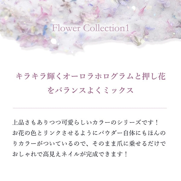 レジン材料 『アクリルパウダー フラワーコレクション1 6番色 FC1-6』 Smint エスミント