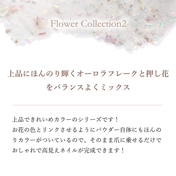 レジン材料 『アクリルパウダー フラワーコレクション2 4番色 FC2-4』 Smint エスミント
