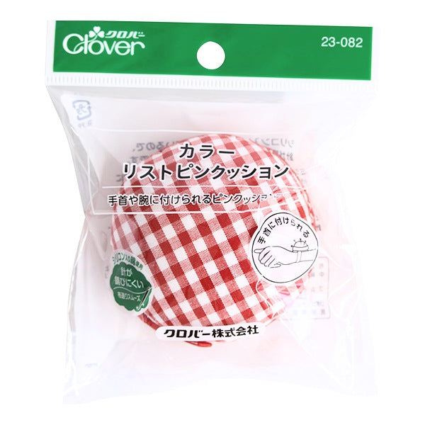 Pin cushion "Color list pink cushion red 23-082" Clover