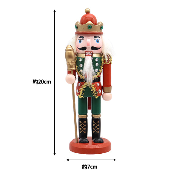 ChristmasSewing tools and accessories "Object walnut split doll soldiers CMG-24029"