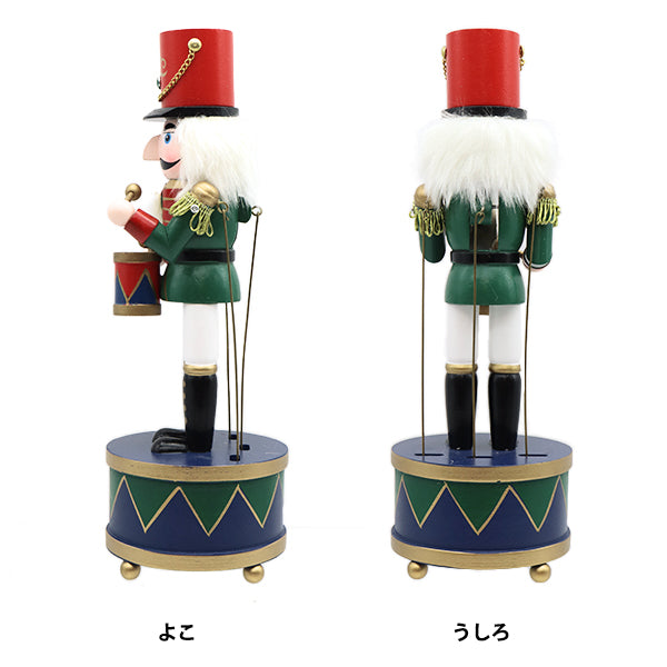 ChristmasSewing tools and accessories "Object with a walnut split doll with music A CMG-24033"