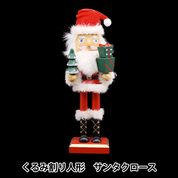ChristmasSewing tools and accessories "Object walnut split doll Santa Claus CMG-24038"