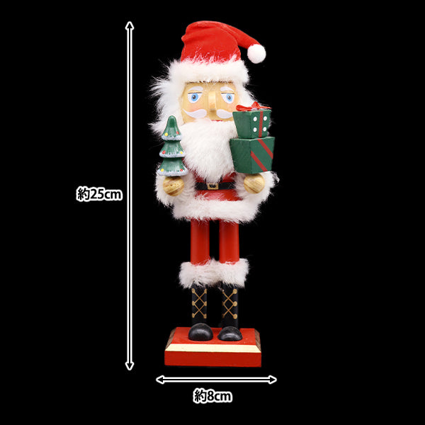 ChristmasSewing tools and accessories "Object walnut split doll Santa Claus CMG-24038"