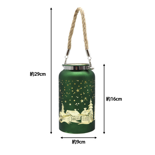 ChristmasSewing tools and accessories "Lantern bottle type A green CMG-24062GR"