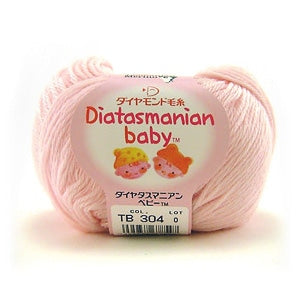 婴儿羊毛“ Diatasmanian Baby（Diamatas manian Baby）302（浅黄色）吟游诗” DIAMOND KNITTING YARN