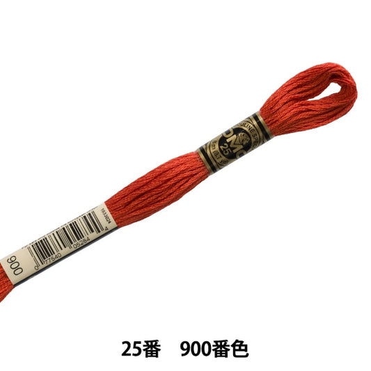 Embroidery thread "DMC No. 25 Embroidery Thread 900" DMC Dewem Sea