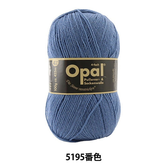 袜子纱线 纱线 “ Uni（Uni）4-镀5195颜色”蛋白石蛋白石