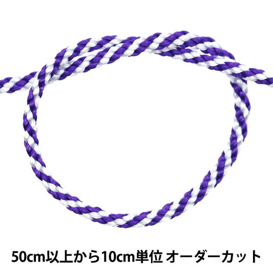 [來自數量5] 工藝繩 “人類絲綢江戶極限寬3mm寬度第二顏色140”