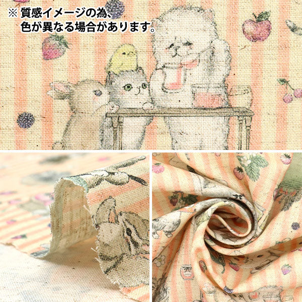 [Quantity starting from 5] Fabric "Cotton and linen"SheetingDigital Print 22fabric Jam Lab Purple DP-4856-3B"