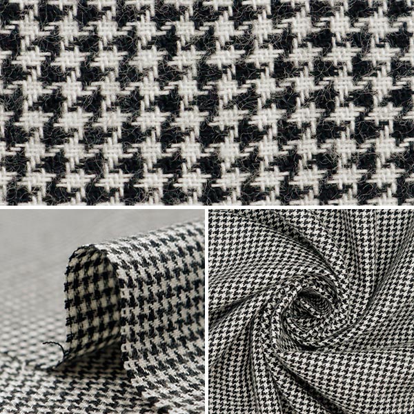 [From quantity 5] Fabric "Wool-like brushed backing check chidoro RTL-CHE-2HOB"