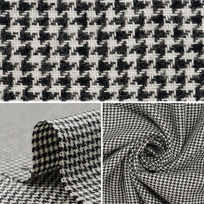 [From quantity 5] Fabric "Wool-like brushed backing check chidoro RTL-CHE-2HOB"